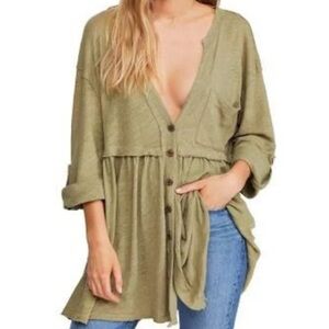 Free People Jolin Baby Doll Top. Medium . GUC.